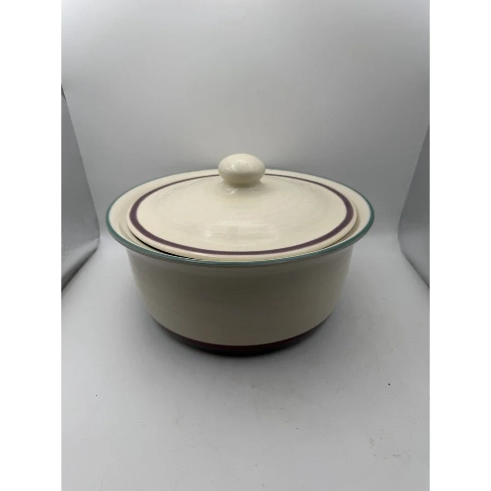 Pfaltzgraff Juniper Covered Casserole Dish Round Stoneware